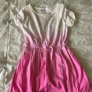 GAP Girls Ombré Pink Dress